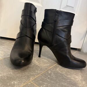 Cole Haan Black Heeled Boots